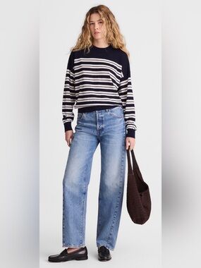 NWT MADEWELL Drop Shoulder Sweater in Merino Wool size women extra small